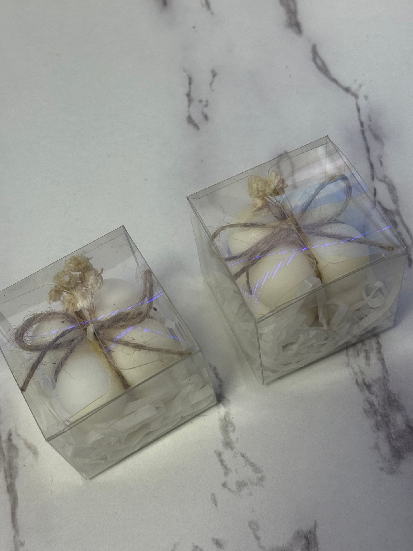 Luscious Vanilla bubble candle favors