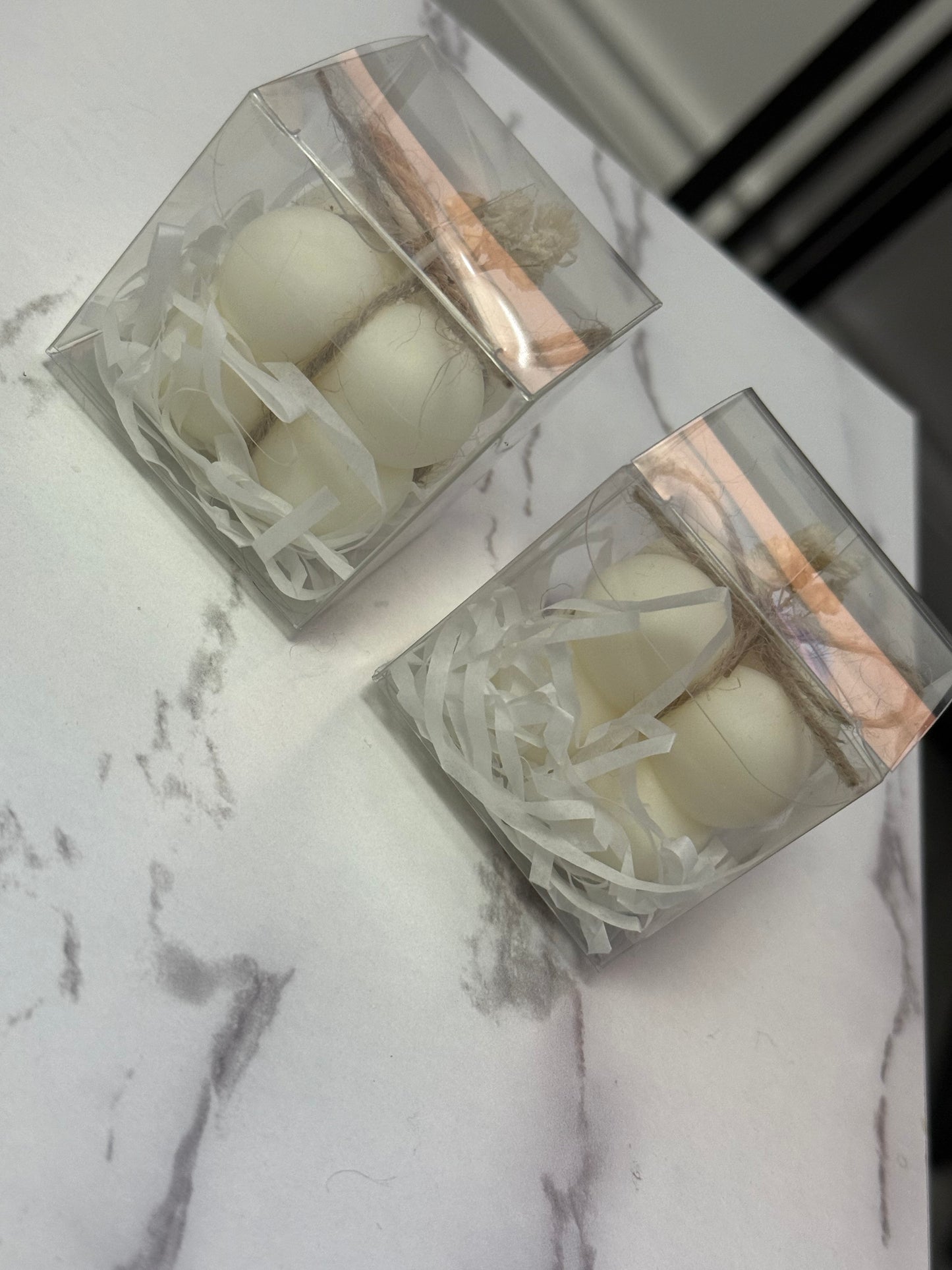 Luscious Vanilla bubble candle favors